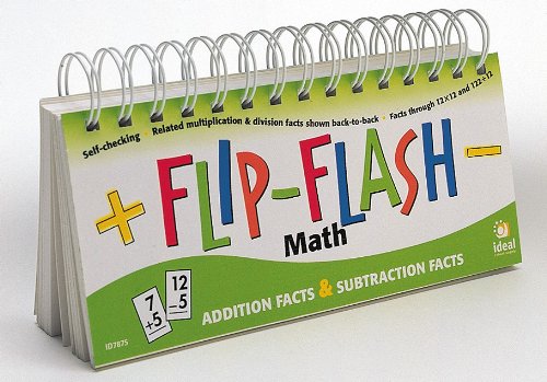 Flip-Flash(tm) Math, Addition and Subtraction Facts Vertical