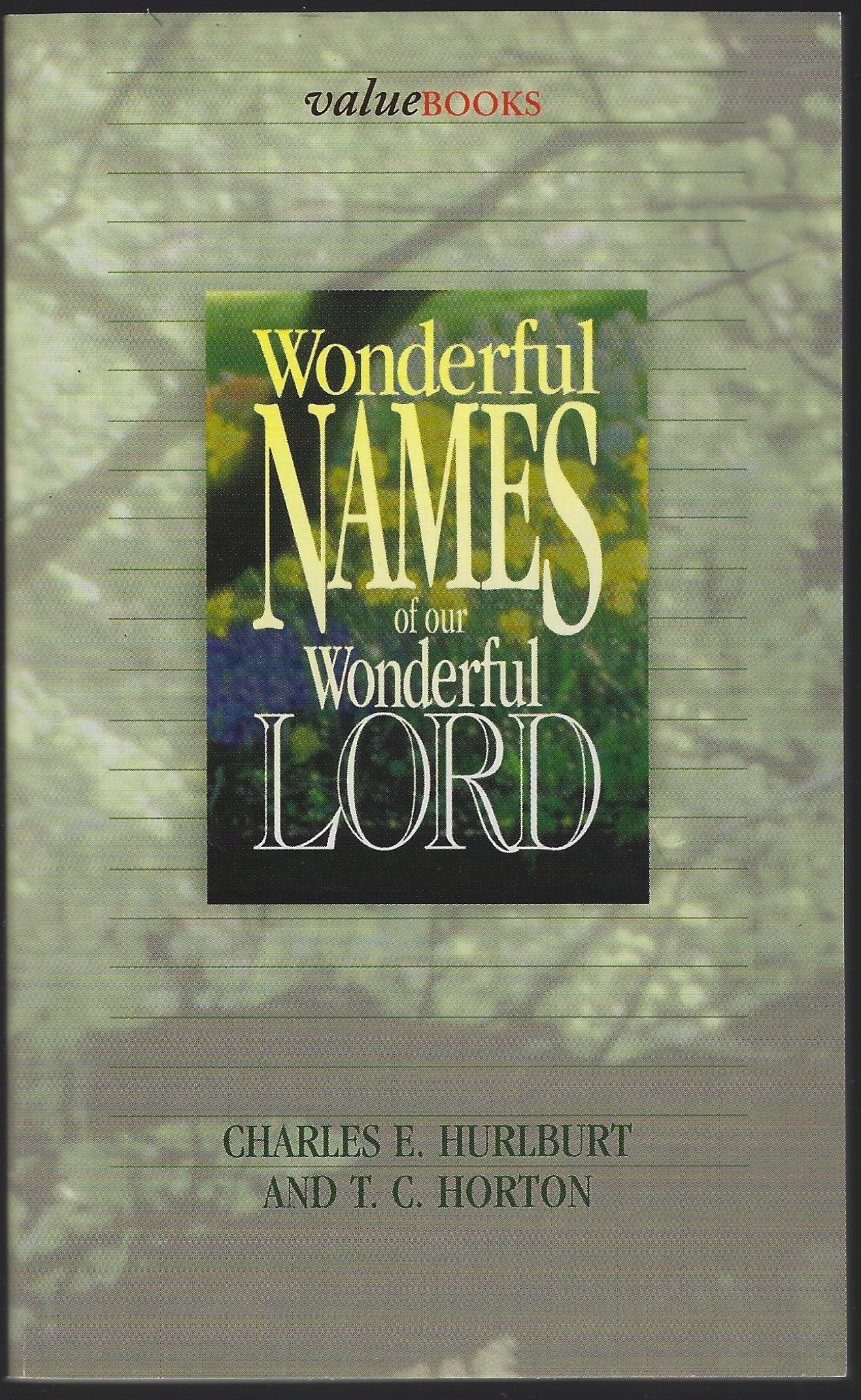 Wonderful Names of Our Wonderful Lord (Value Book)