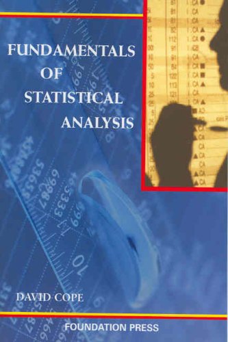 Fundamentals of Statistical Analysis (Coursebook)