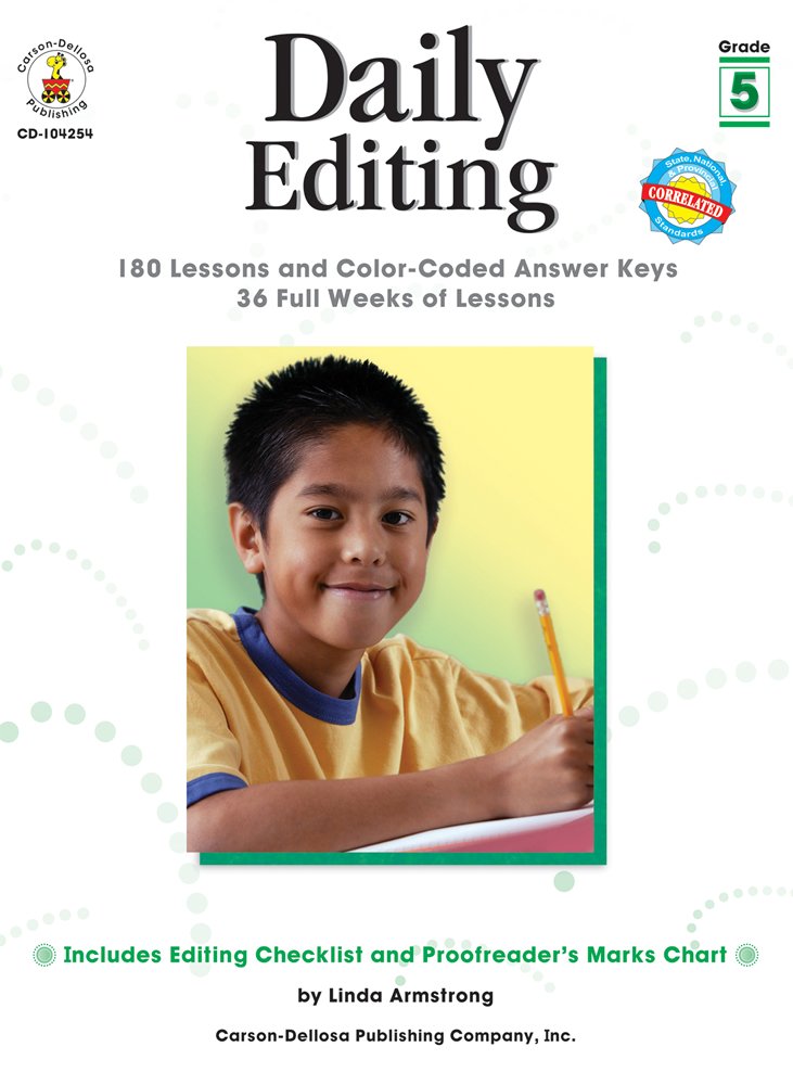 Daily Editing, Grade 5 (Daily Series)