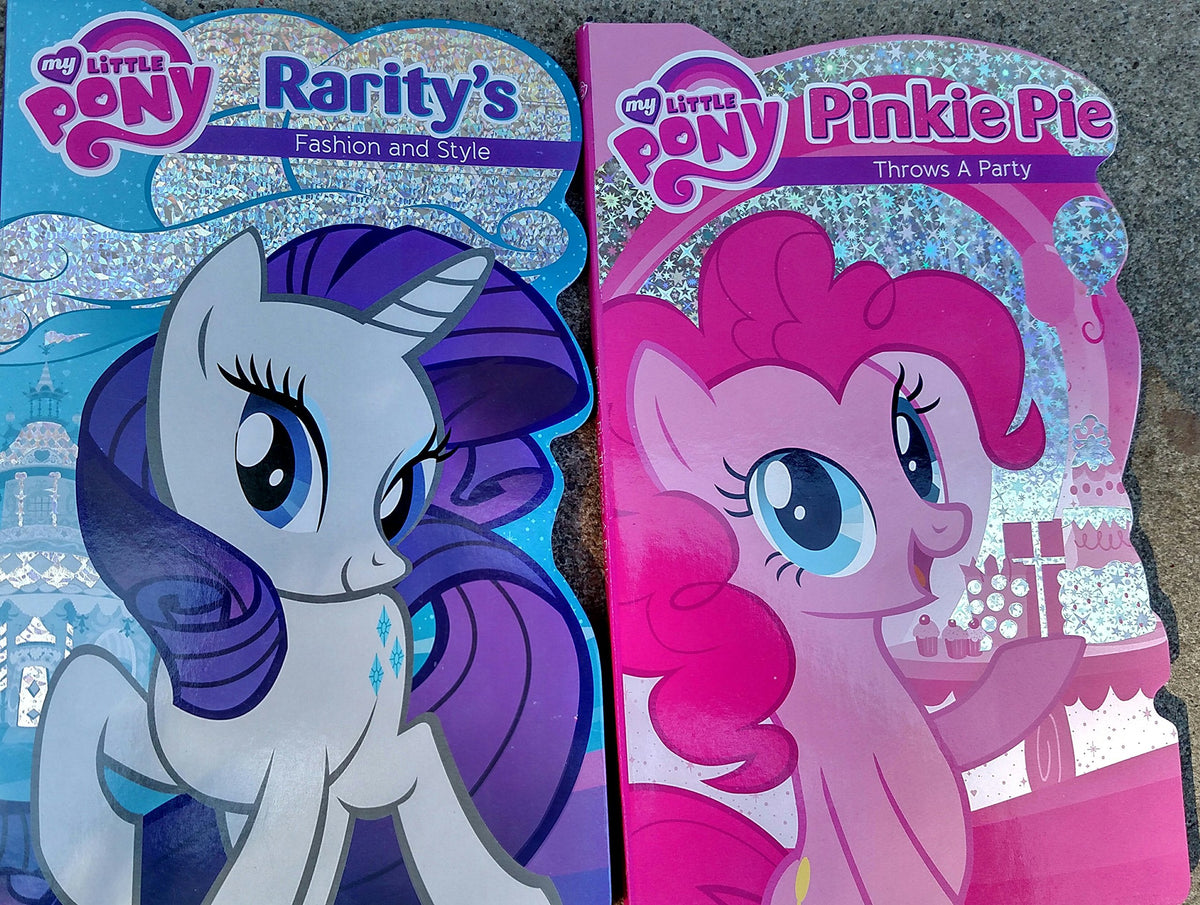 My Little Pony Shaped Board Book (Assorted, Designs & Quantities Vary) Pinkie Pie Throws a Party, Rarity's Fashion & Style