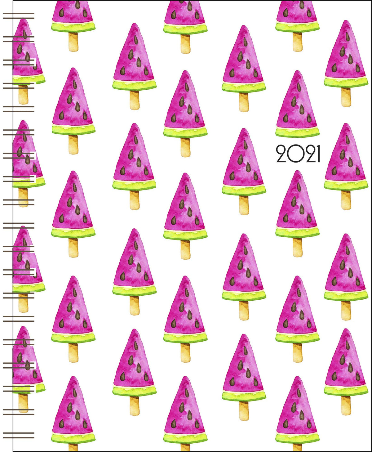 2021 Weekly to-Go 7.5x9.75 Wire-o Watermelons Plastic