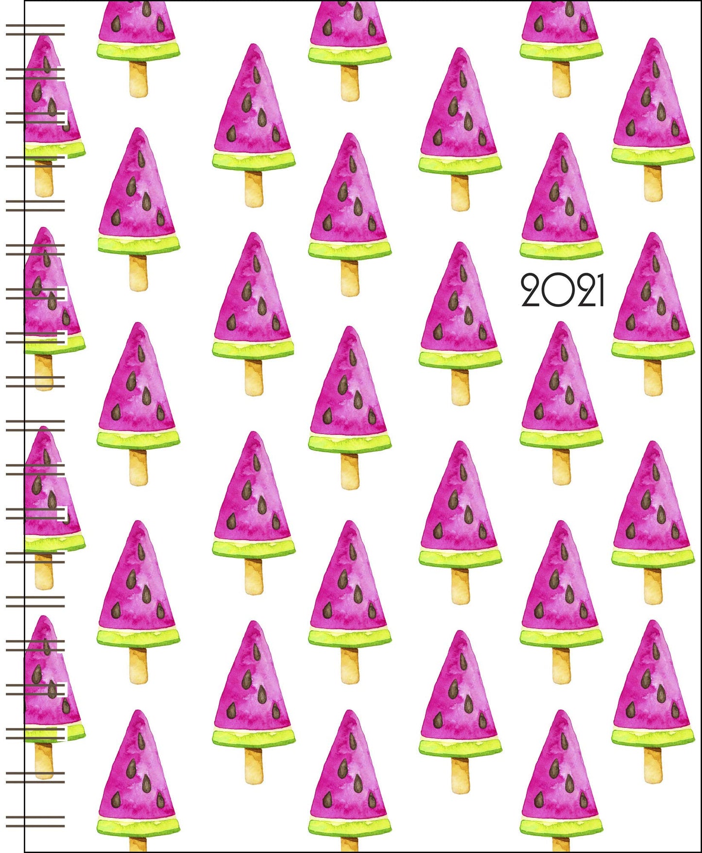 2021 Weekly to-Go 7.5x9.75 Wire-o Watermelons Plastic