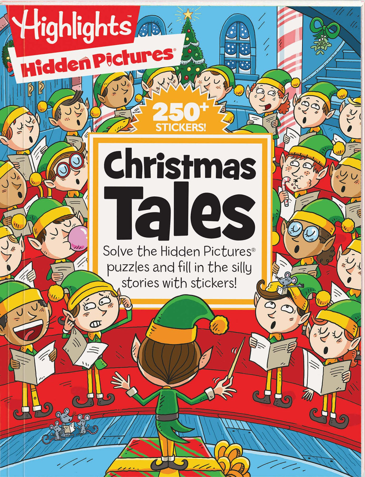 Christmas Tales: Must-Have Christmas Book for Kids with Christmas Puzzles, Over 250 Stickers and Silly Stories (Highlights Hidden Pictures Silly Sticker Stories)