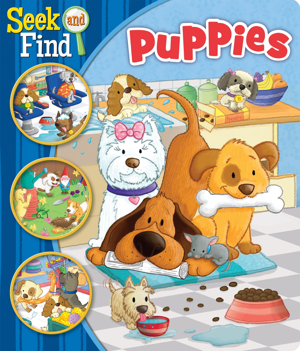 Puppies Seek and Find Activity Book
