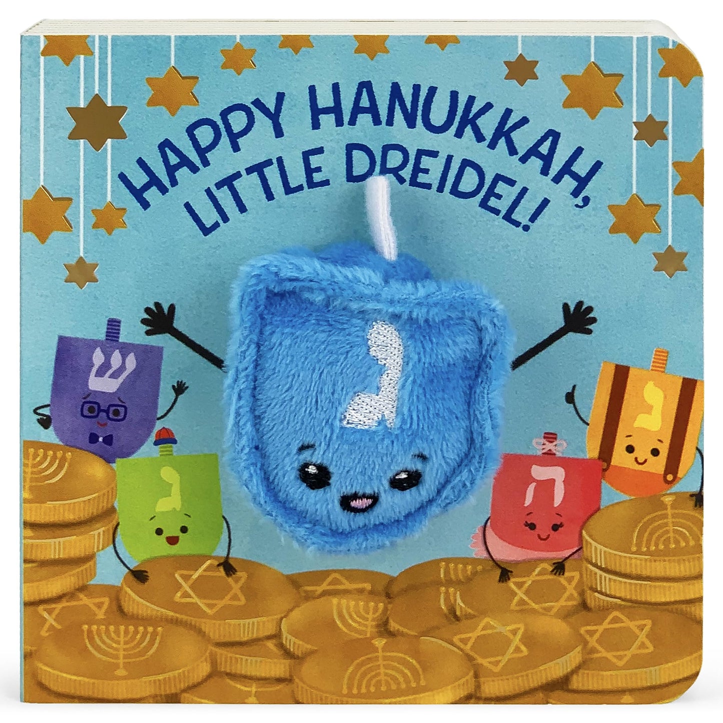 Happy Hanukkah, Little Dreidel (Finger Puppet Board Book) (Children's Interactive Finger Puppet Board Book)