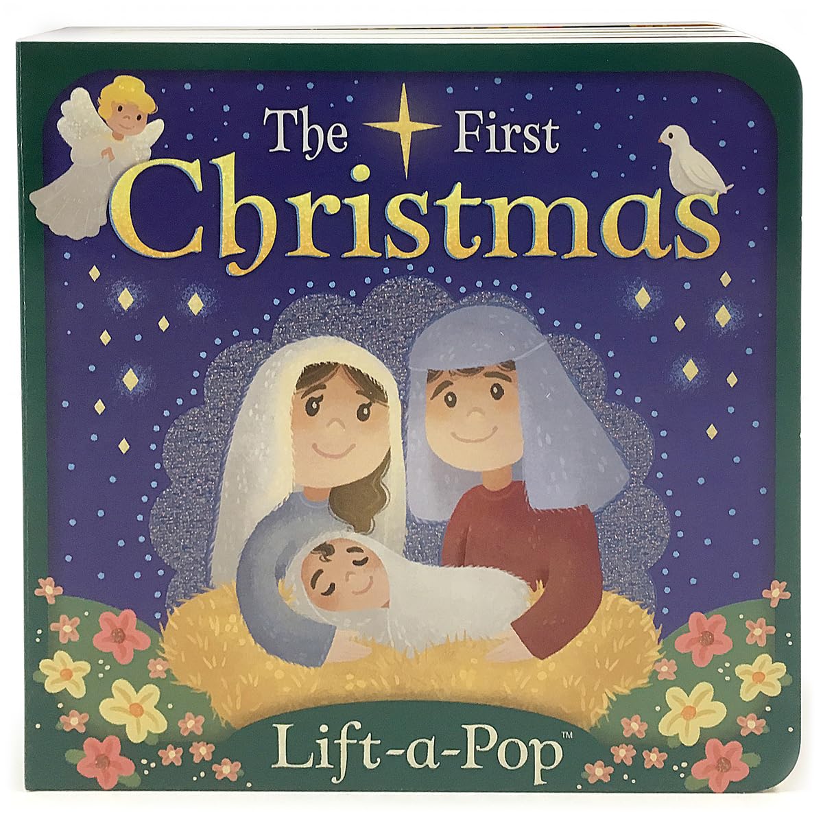 The First Christmas: Lift-a-Pop Pop-Up Board Book Holiday Gift For Babies and Toddlers
