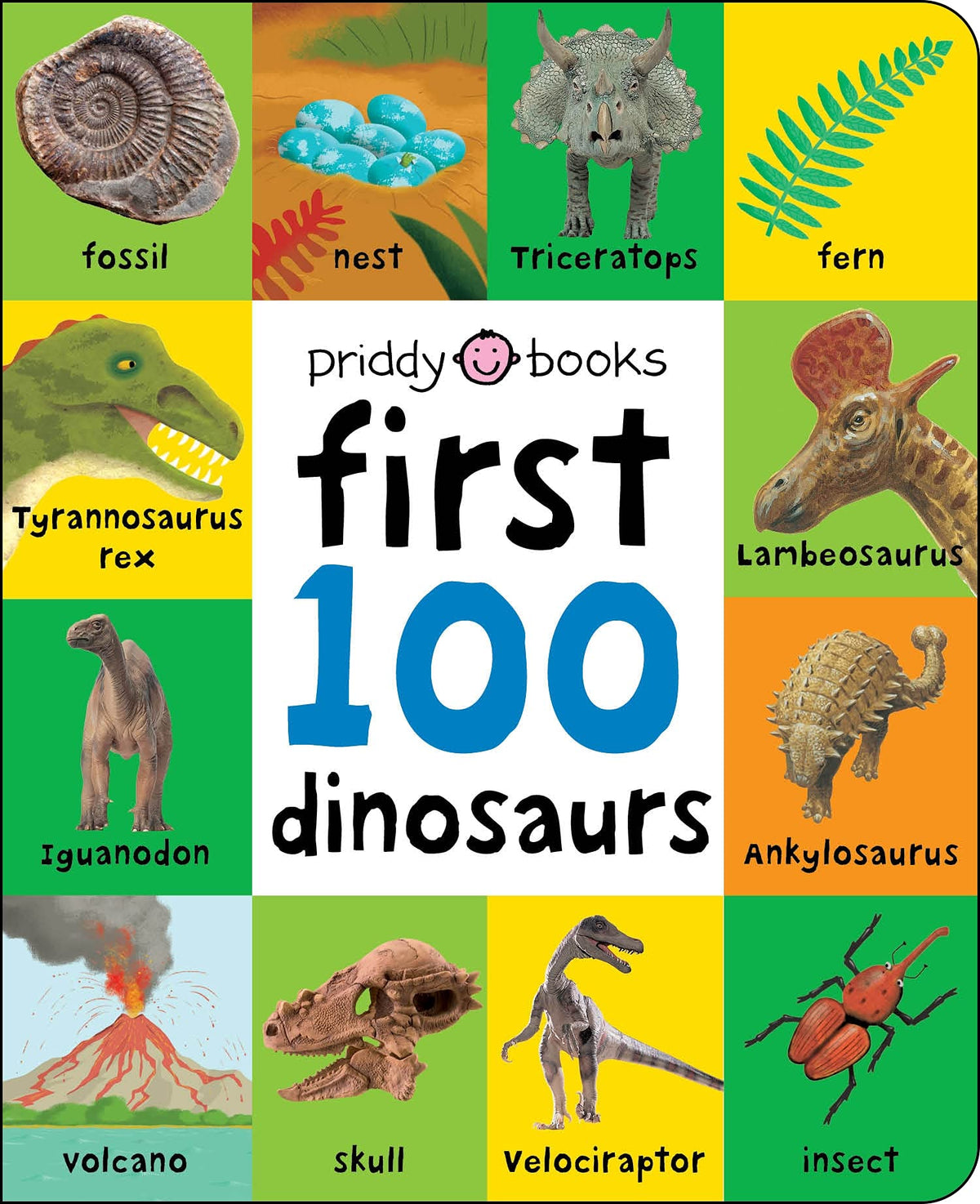 First 100 Dinosaurs: A padded book―perfect for little hands to hold