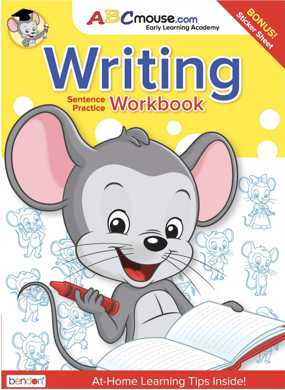 ABCMouse.com Early Learning Writing, Sentence Practice Workbook with Stickers