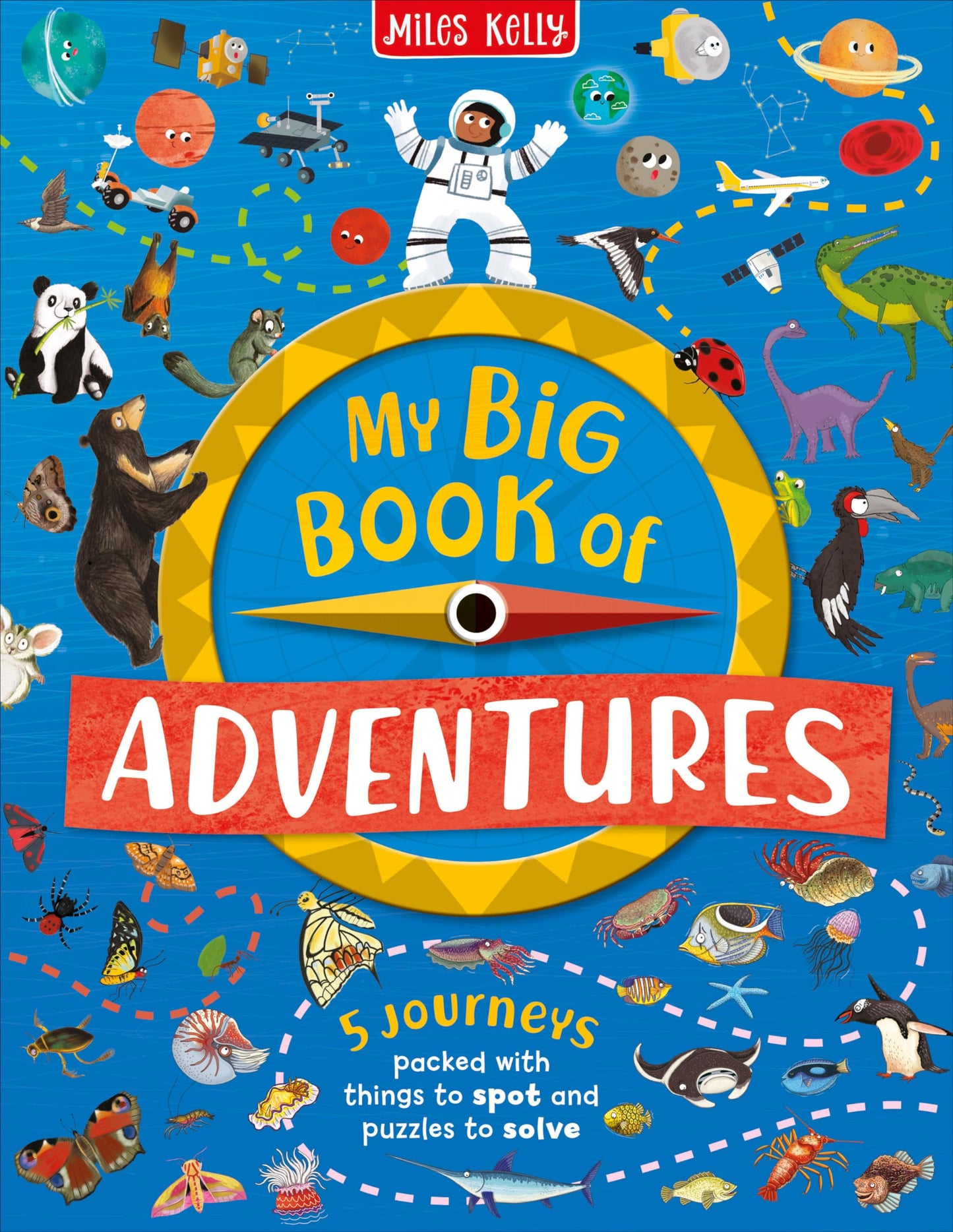 My Big Book of Adventures – 5 Fact-based Adventure Stories With Activities & Riddles for Fun Reading Time