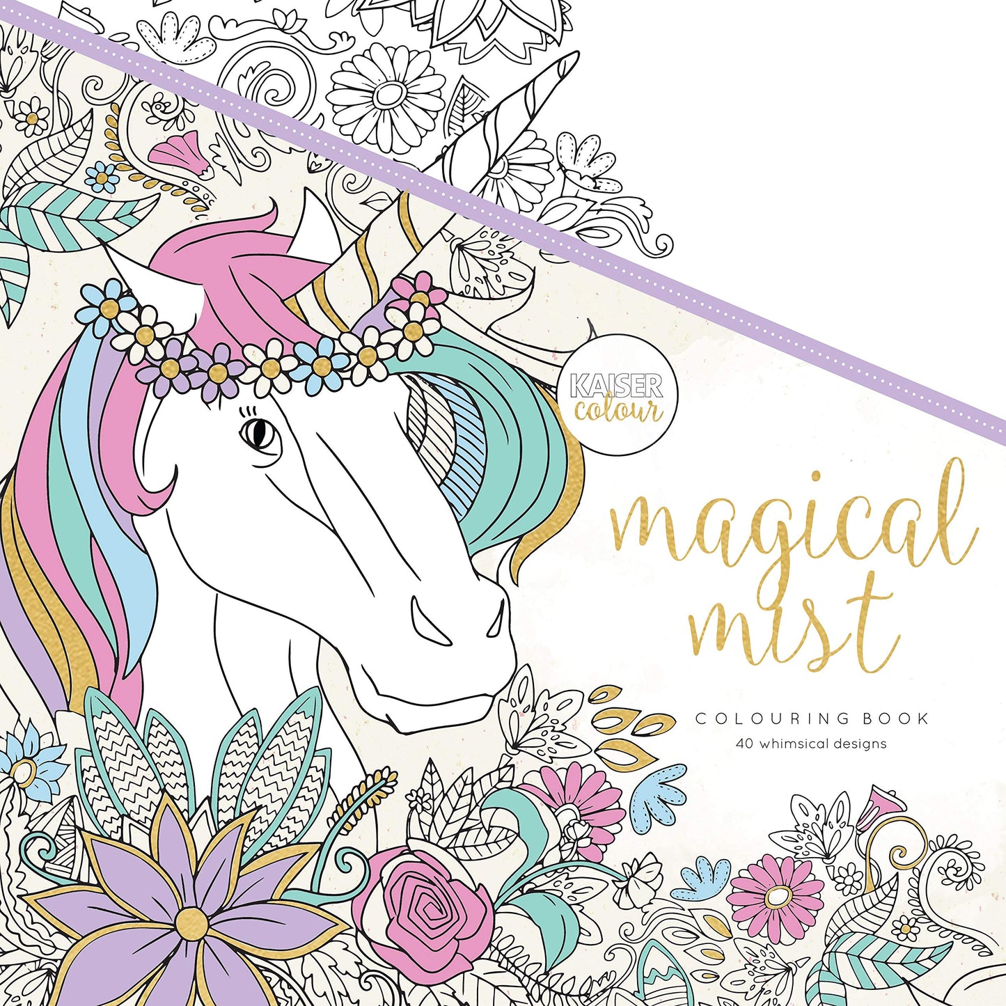 Kaisercraft KaiserColour Perfect Bound Coloring Book 9.75"X9.75", Count Your Blessings