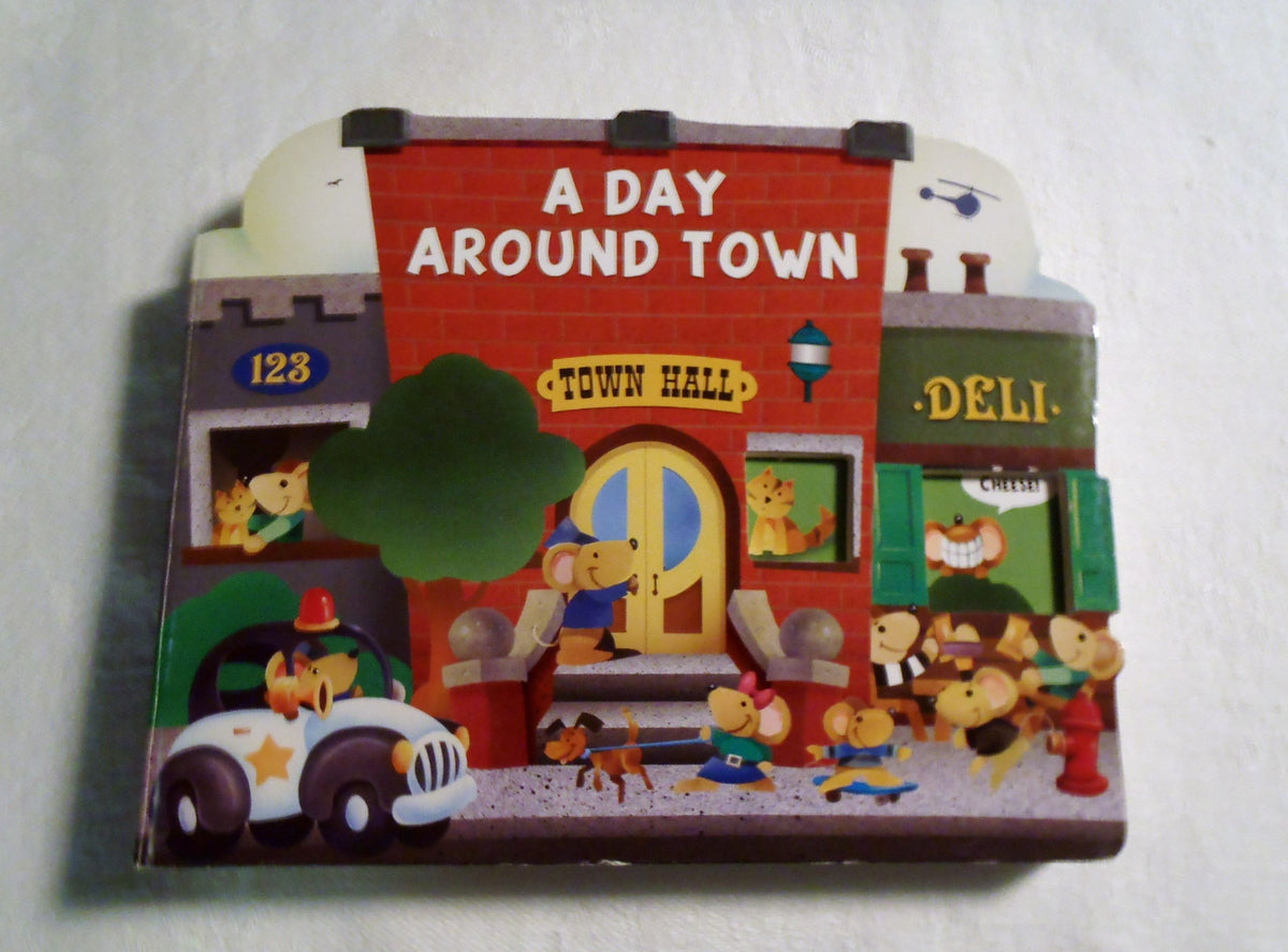 A Day Around Town Inside/Outside Board Book