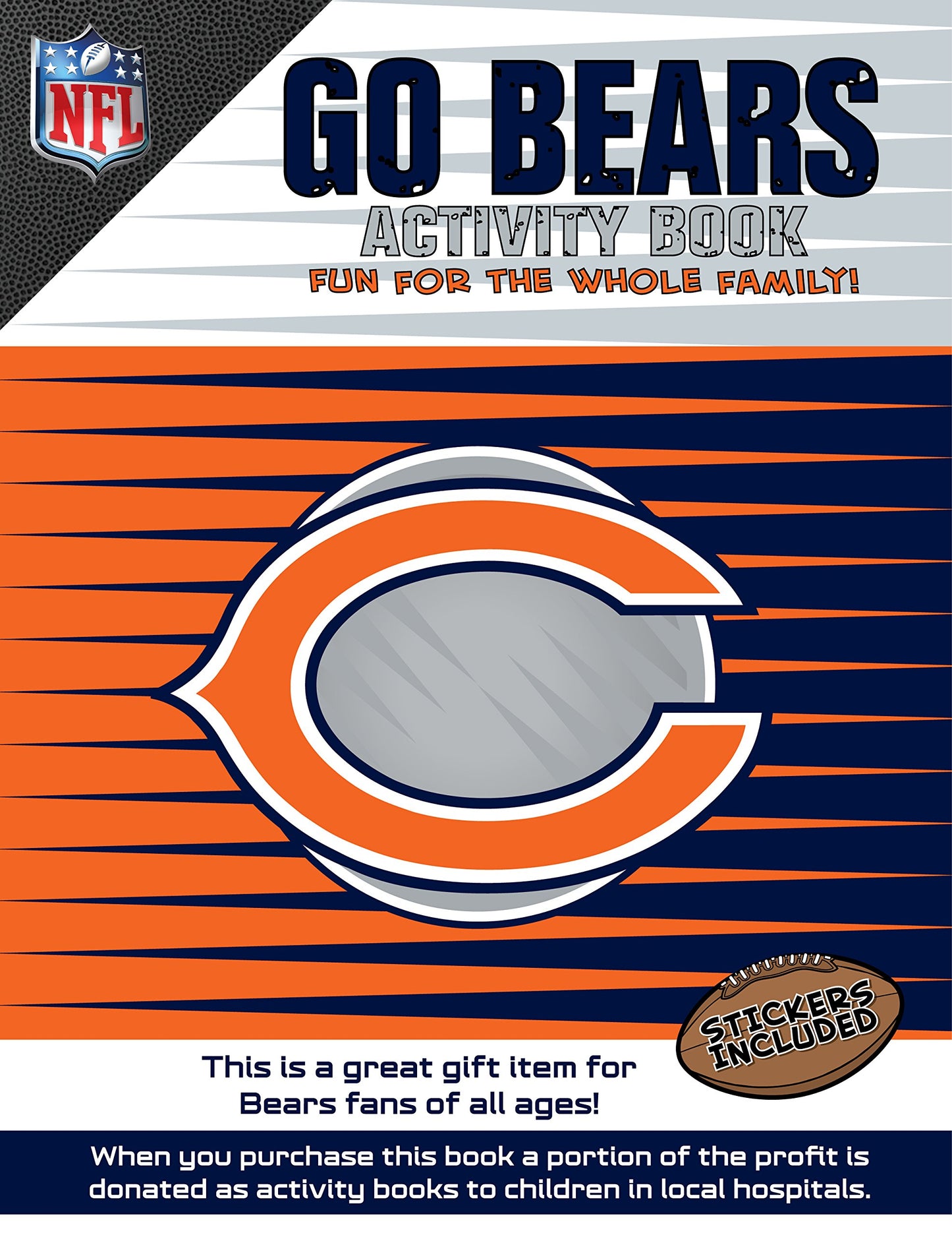 In The Sports Zone NFL Chicago Bears Activity Book/Orange/White/One Size