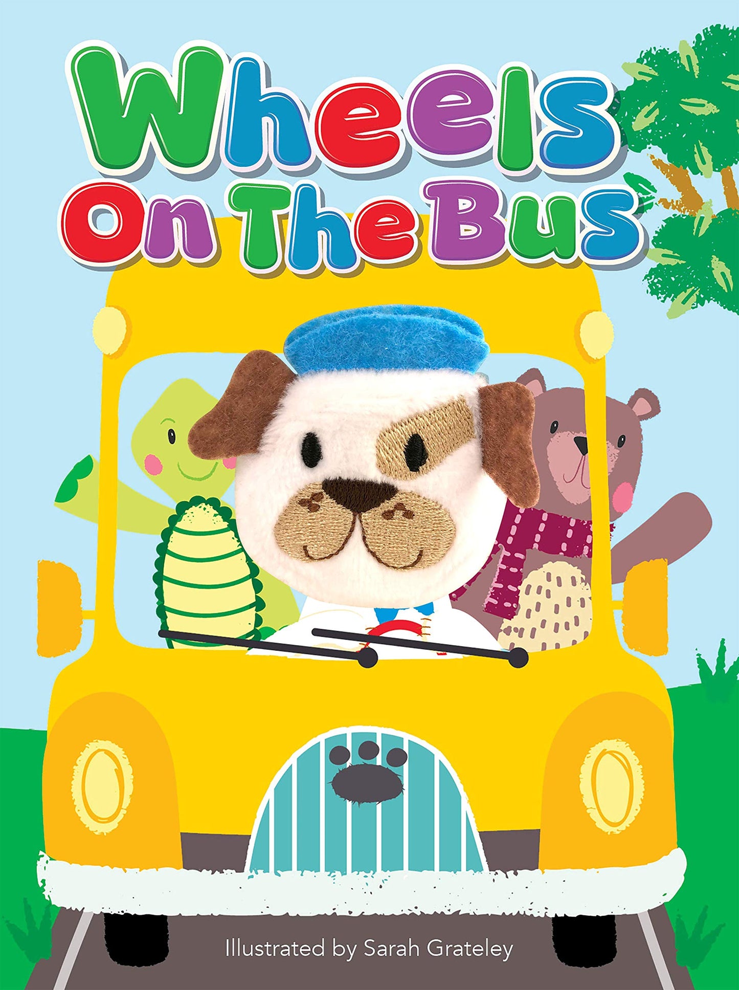 Wheels on the Bus - Finger Puppet Board Book - Novelty Board Book