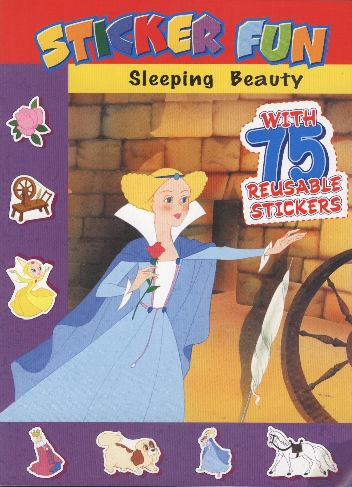 Sticker Fun, Sleeping Beauty (With 75 Reusable Stickers)