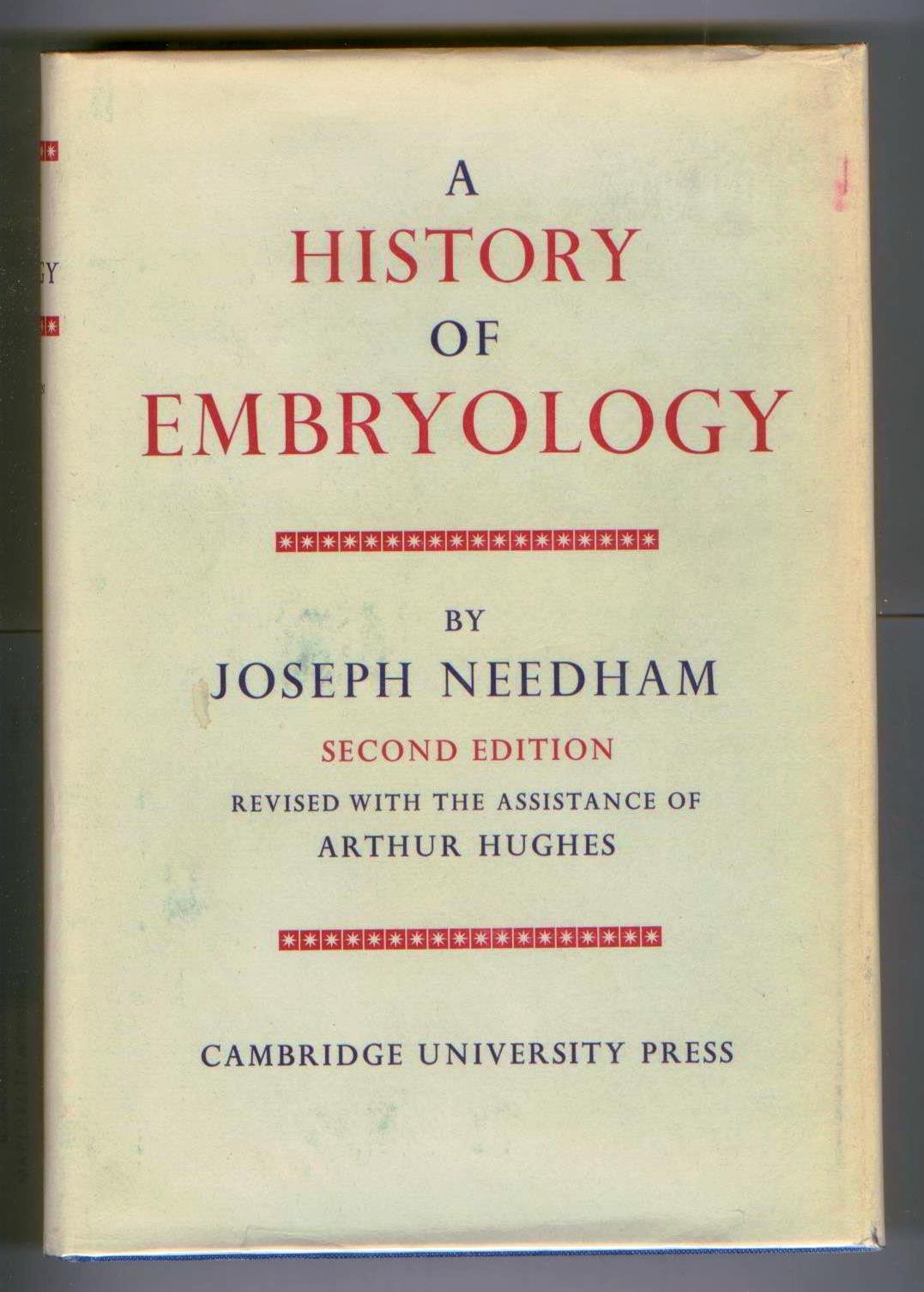 A History of Embryology