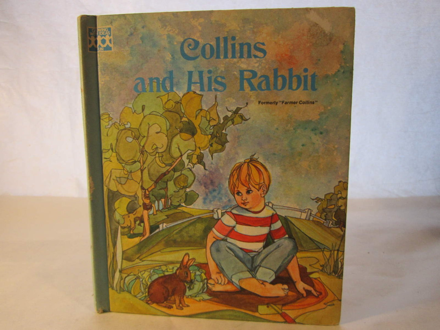 Collins and his rabbit;