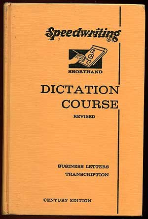 Speedwriting shorthand; dictation course