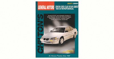 Chilton 28660 1985-1995 Oldsmobile Cutlass, Grand Am Repair Manual