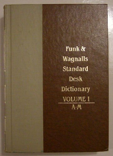Funk & Wagnalls Standard Desk Dictionary 2 Volume Set 1984