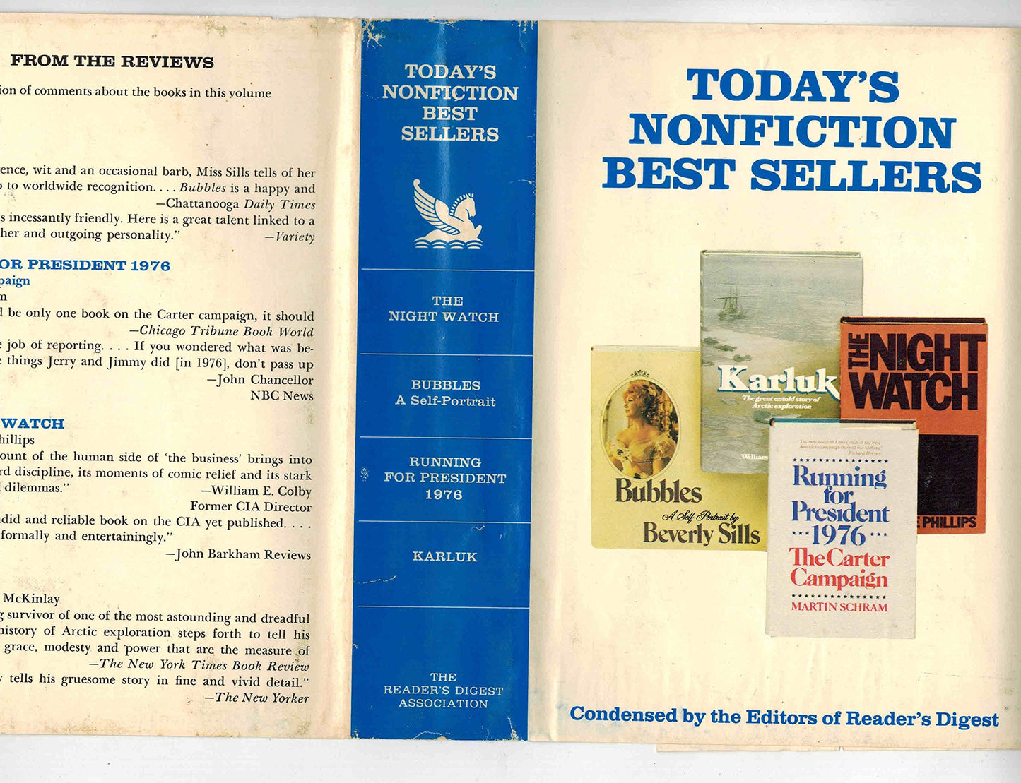 Today's Nonfiction Bestsellers:The Night Watch/Bubbles: A Self-Portrait/Running for President 1976: The Carter Campaign/Karluk: The Great Untold Story of Arctic Exploration