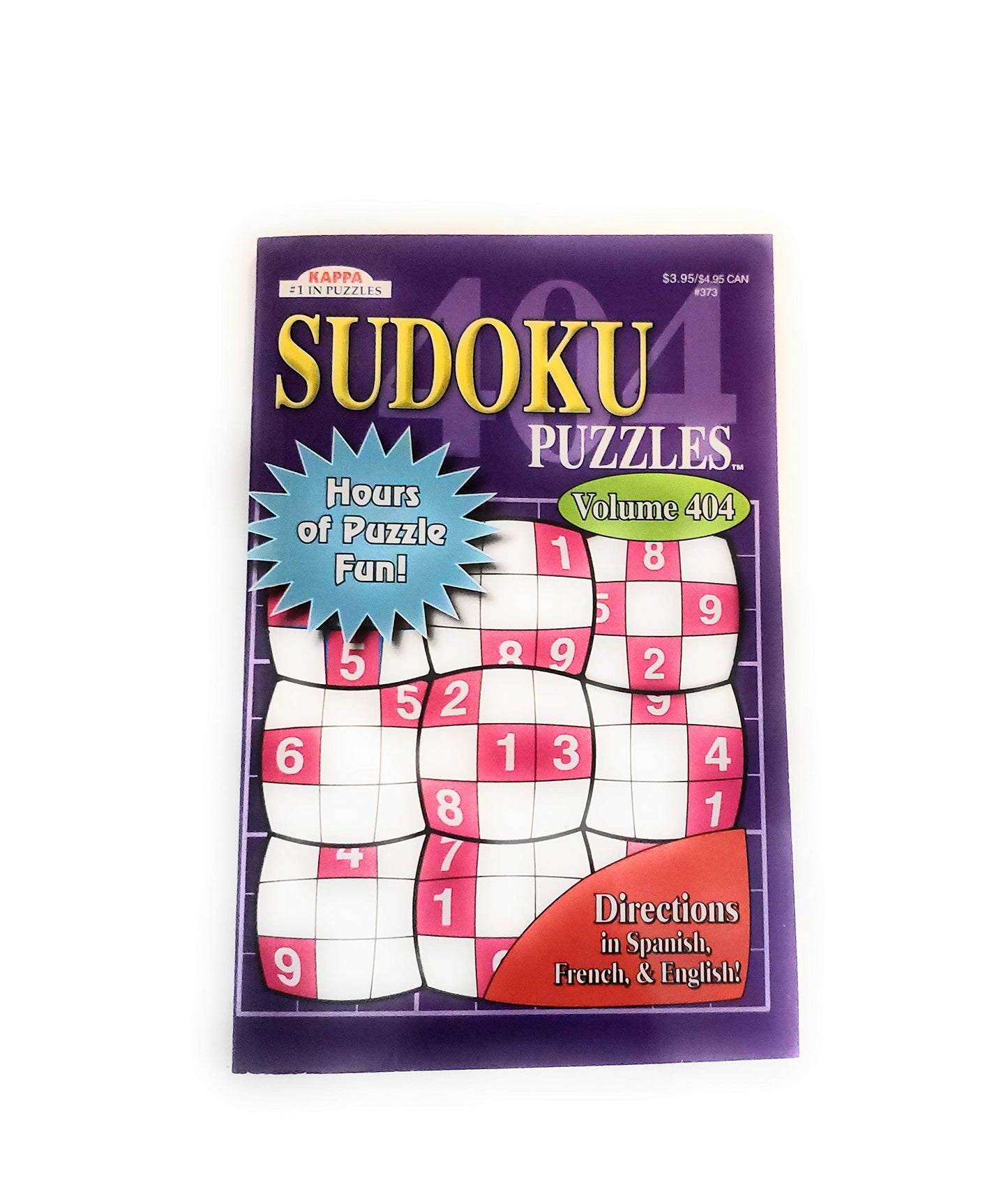 Kappa Sudoku Puzzles Volumes Vary See Sellers for Vol #(Directions in Spanish, French & English)