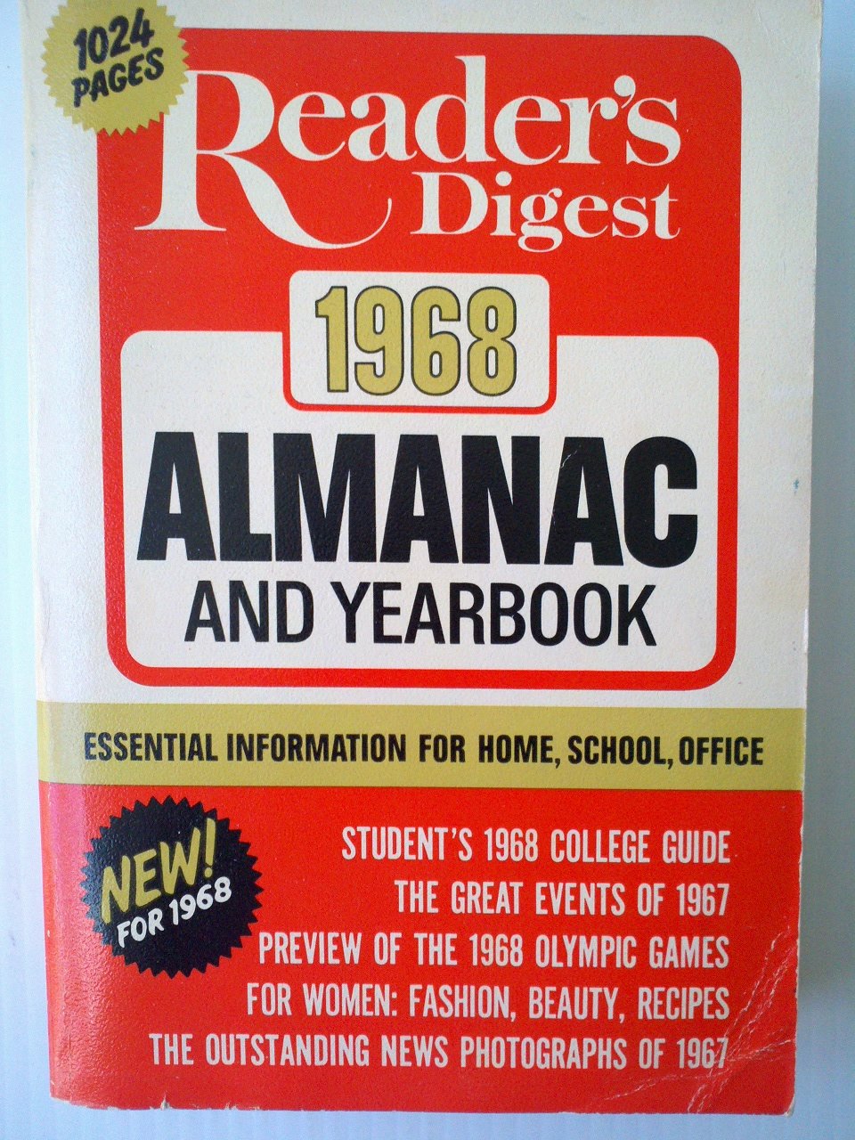 1968 Almanac And Yearbook