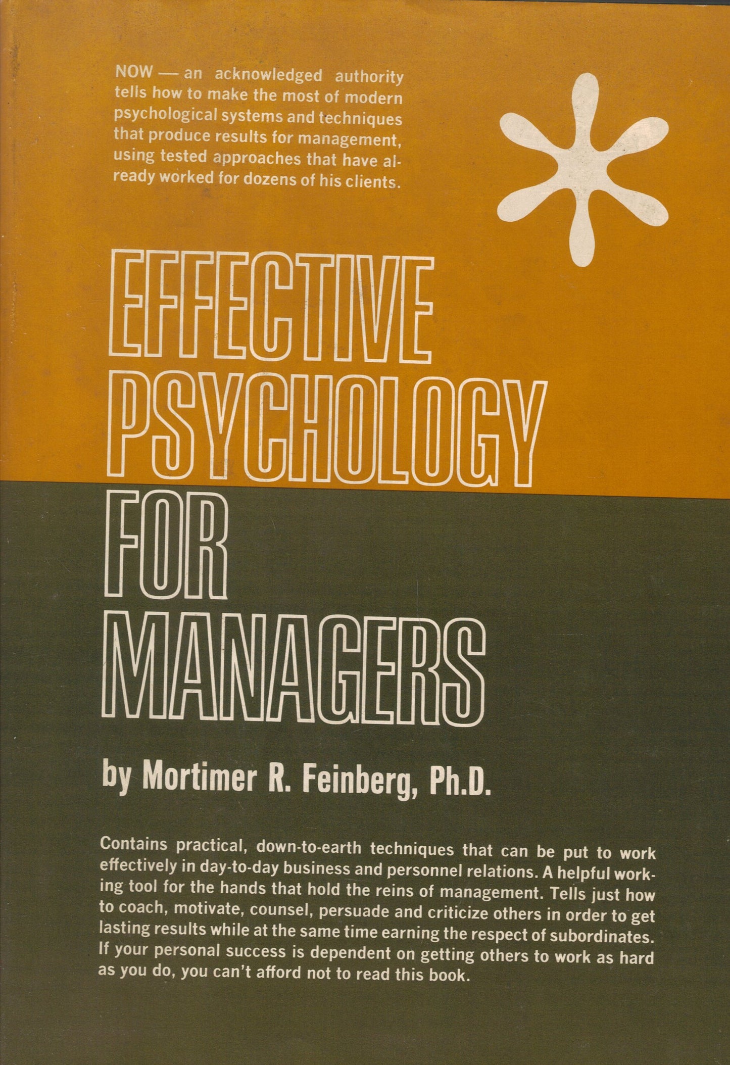 Effective Psychology for Managers