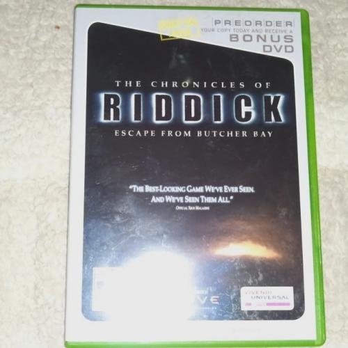 The Chronicles of Riddick Escape from Butcher Bay Bonus DVD