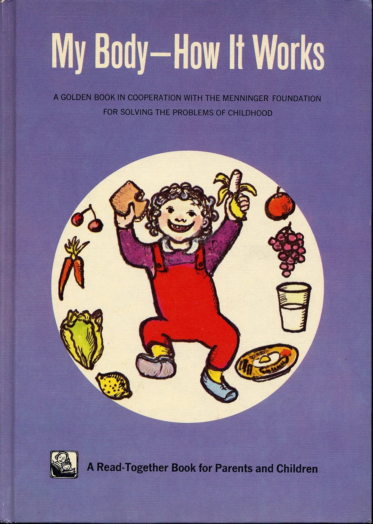 MY BODY HOW IT WORKS by Jane Werner Watson (1972 Hardcover 6 1/2 x 9 1/4 inches 30 pages Golden Press)