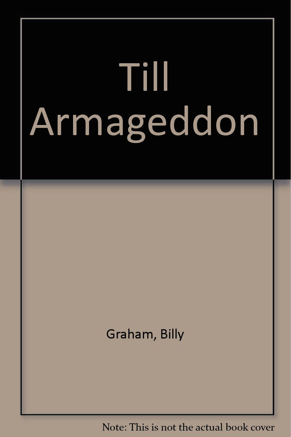 Till Armageddon: A Perspective on Suffering
