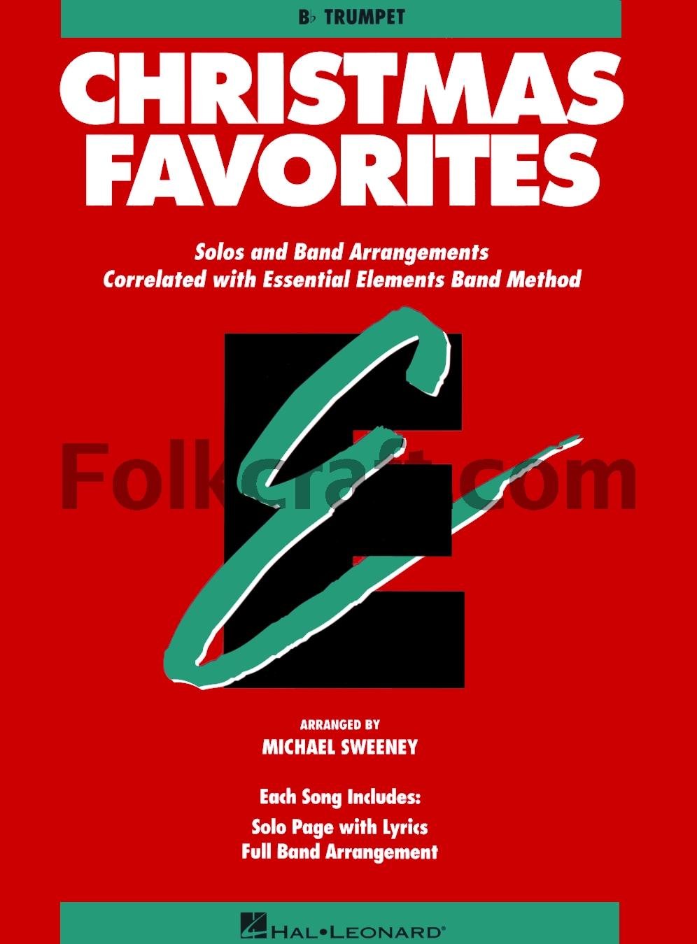 Hal Leonard Essential Elements Christmas Favorites B Flat Trumpet