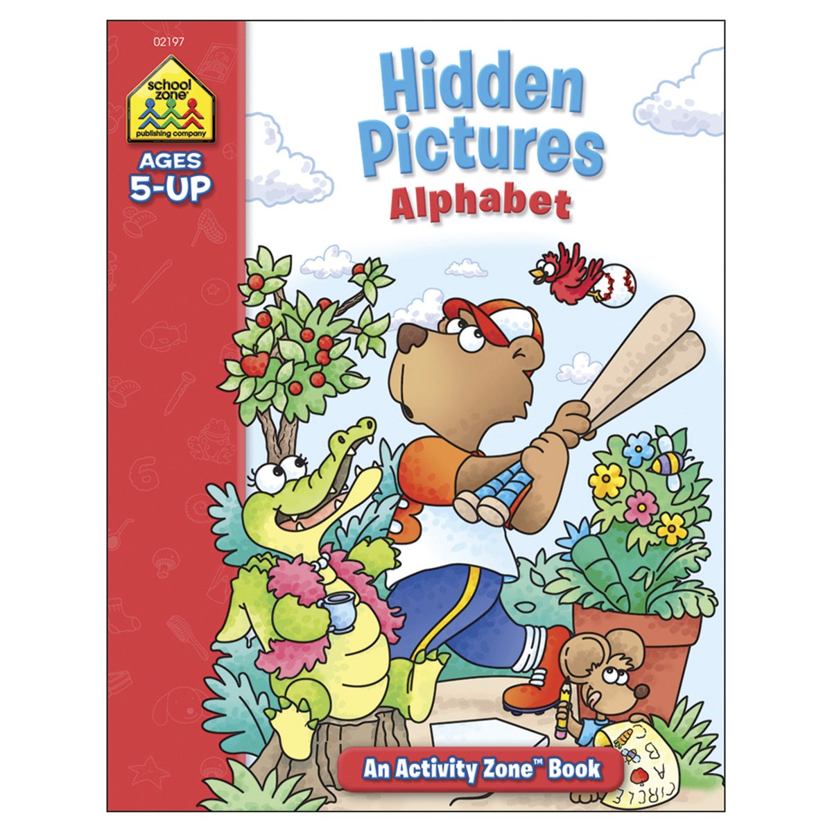 Activity Zone Workbook-Hidden Pictures Alphabet - Ages 5+3