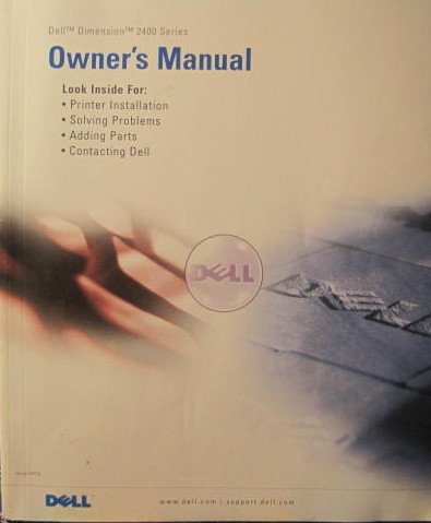Dell Dimension 2400 Series Computer, Owner's Manual