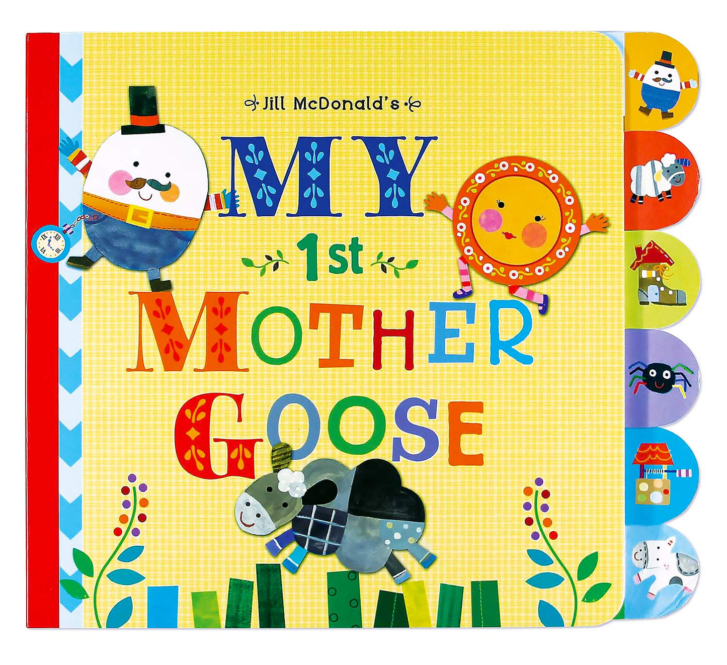 C.R. Gibson My First Mother Goose Nursey Rhyme Book for Children, 10 x 8.7 x 0.5 inches, 1 piece
