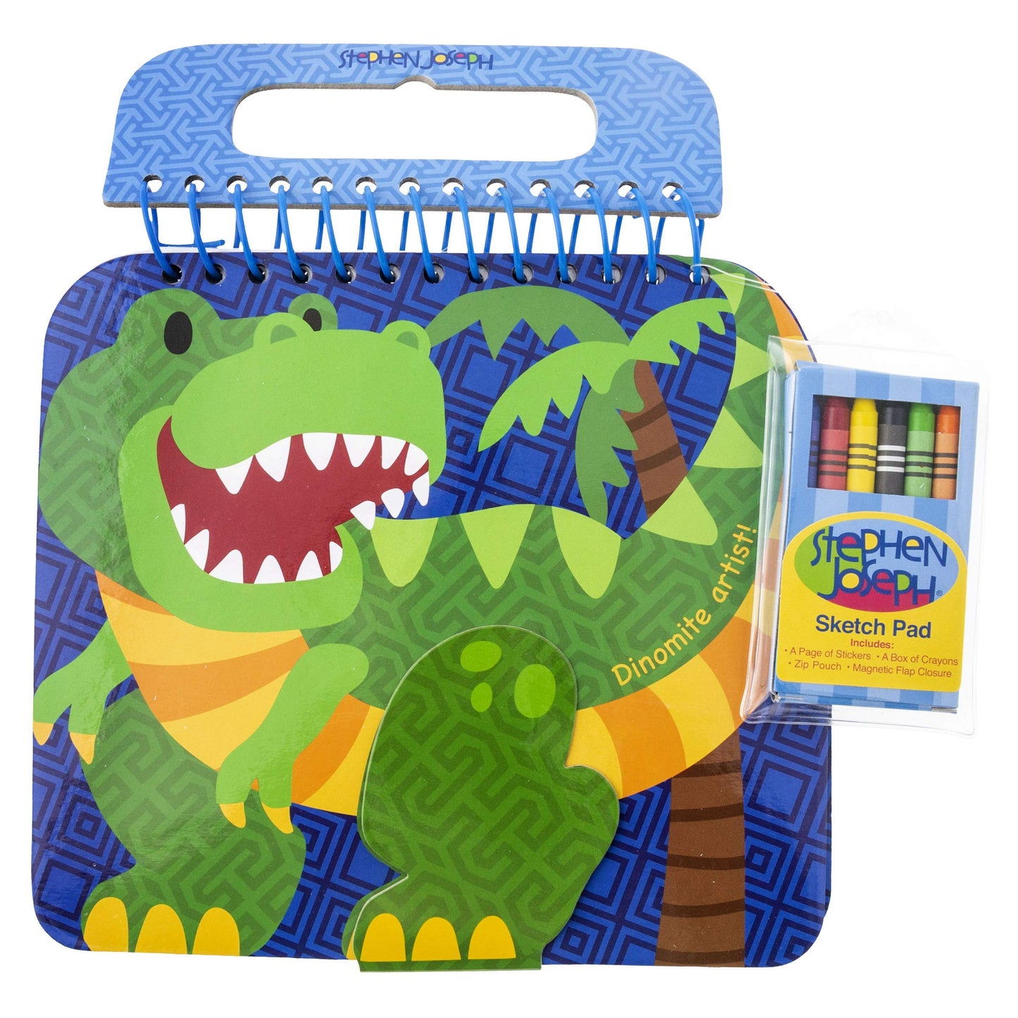 Stephen Joseph Shaped Sketch Pad, Dino