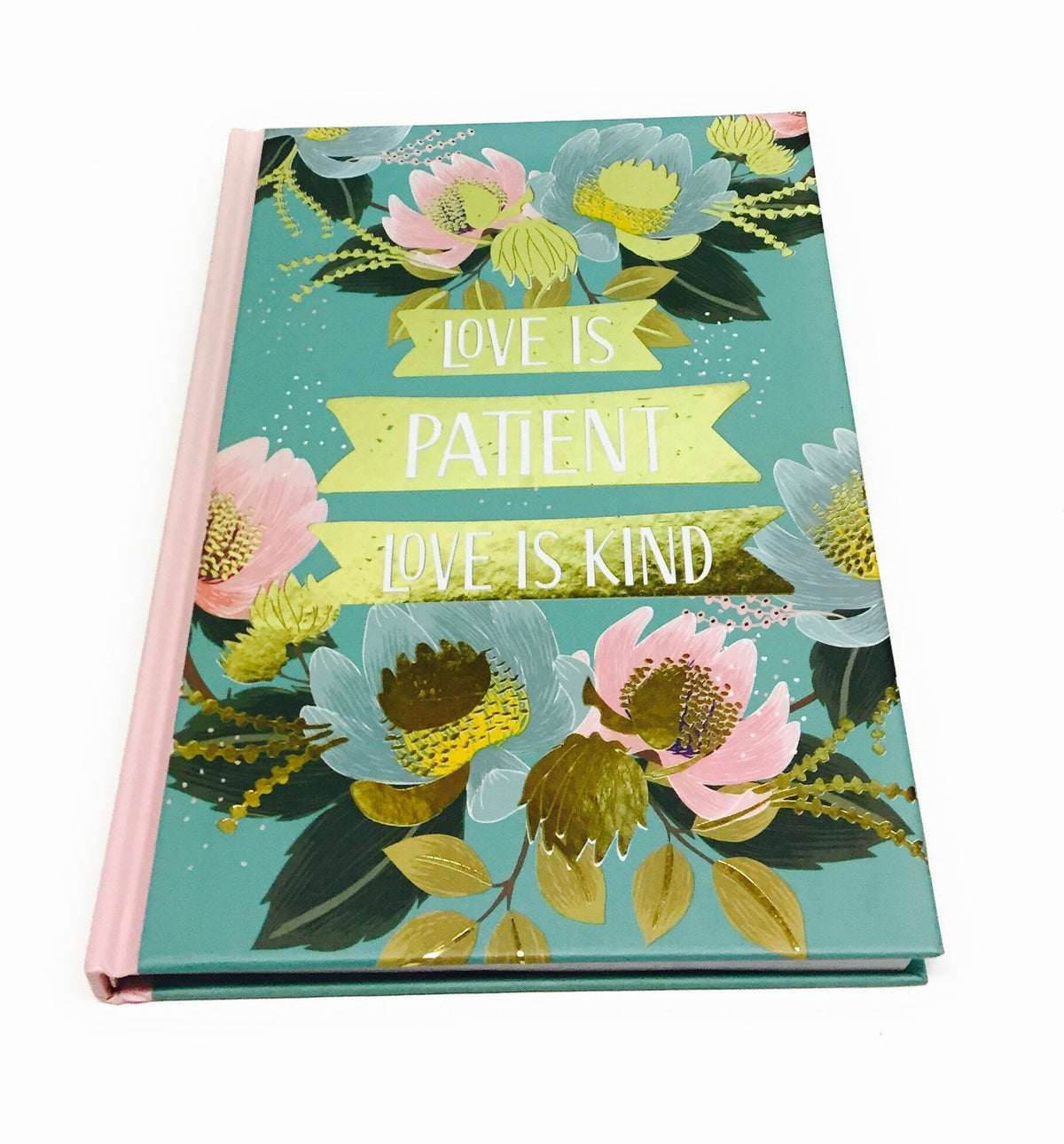 Markings By Crgibson Medium Journal /Ruled 160 Pages (''Love Is Patient Love is Kind'')