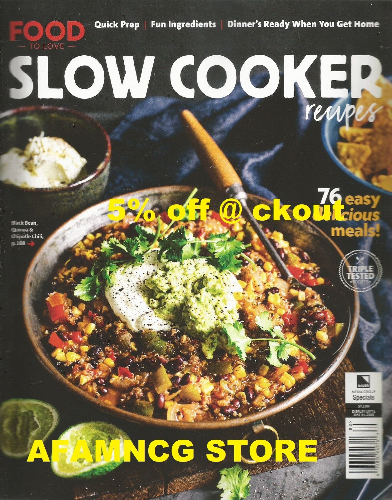 5% off FOOD TO LOVE SLOW COOKER RECIPES (afamncg) SPECIAL ISSUE SPRING 2018