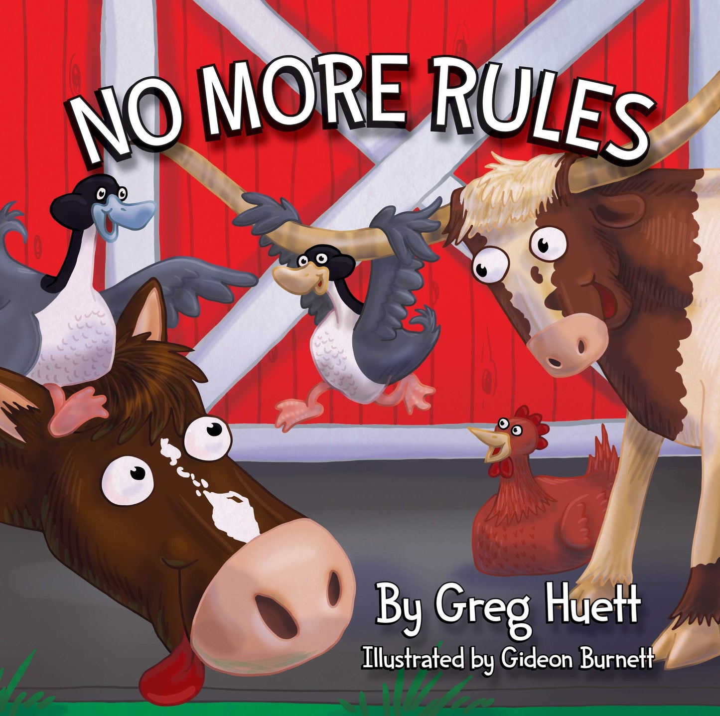 Big Country Toys "No More Rules" by Greg Huett - Illustrated by Gideon Burnett - Children's Farm Animal Book - Wholesome Biblical Based Life Lessons & Principles