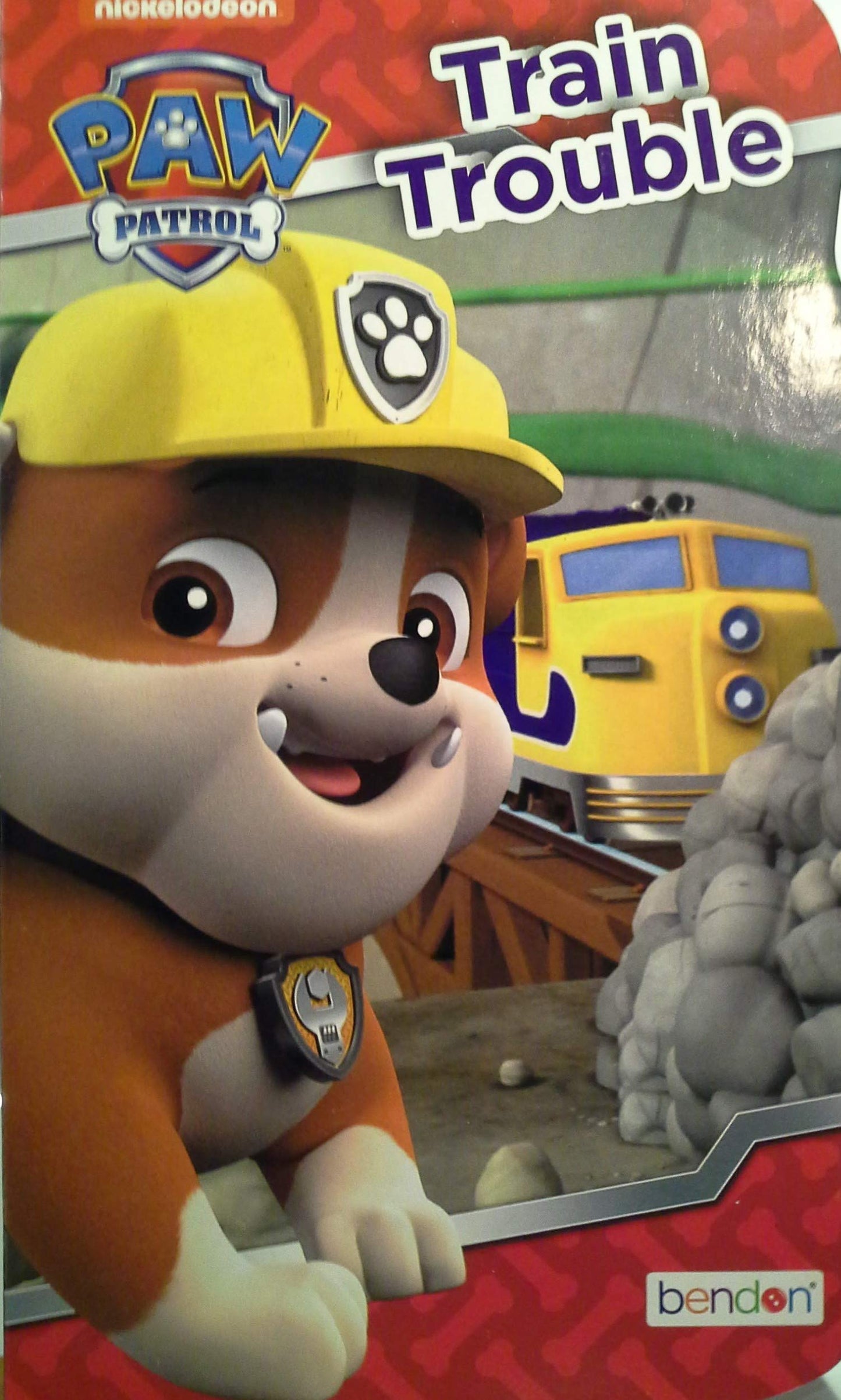 Nickelodeon Paw Patrol Train Trouble Shaped Board Book