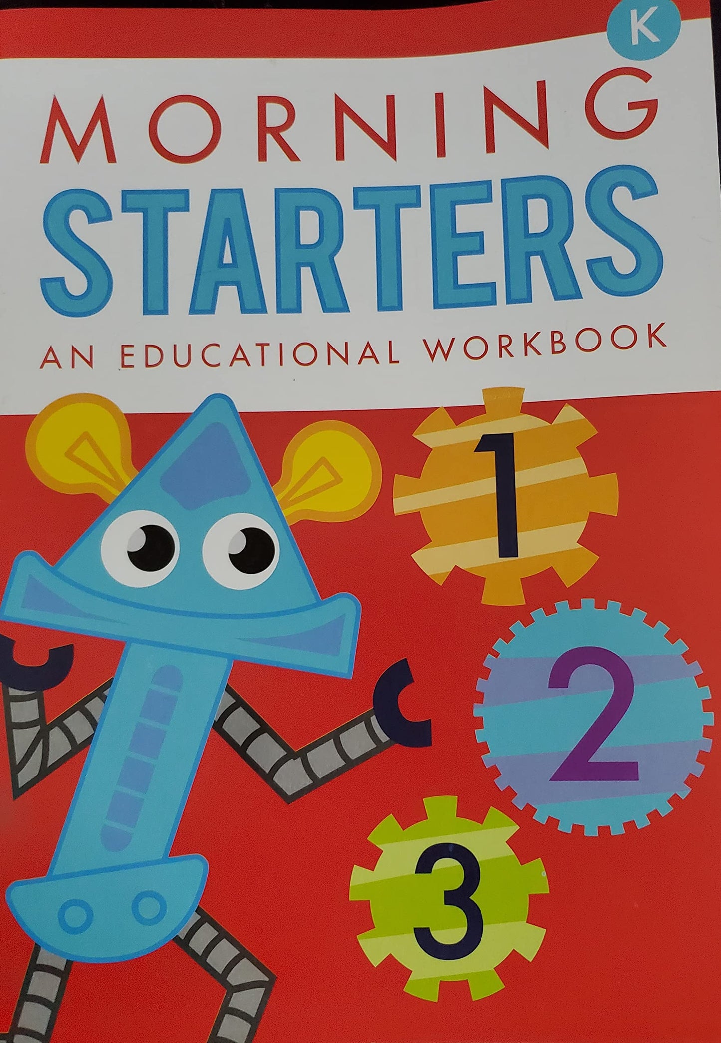 Morning Starters Educational Workbook R is for Robot - Pre-K