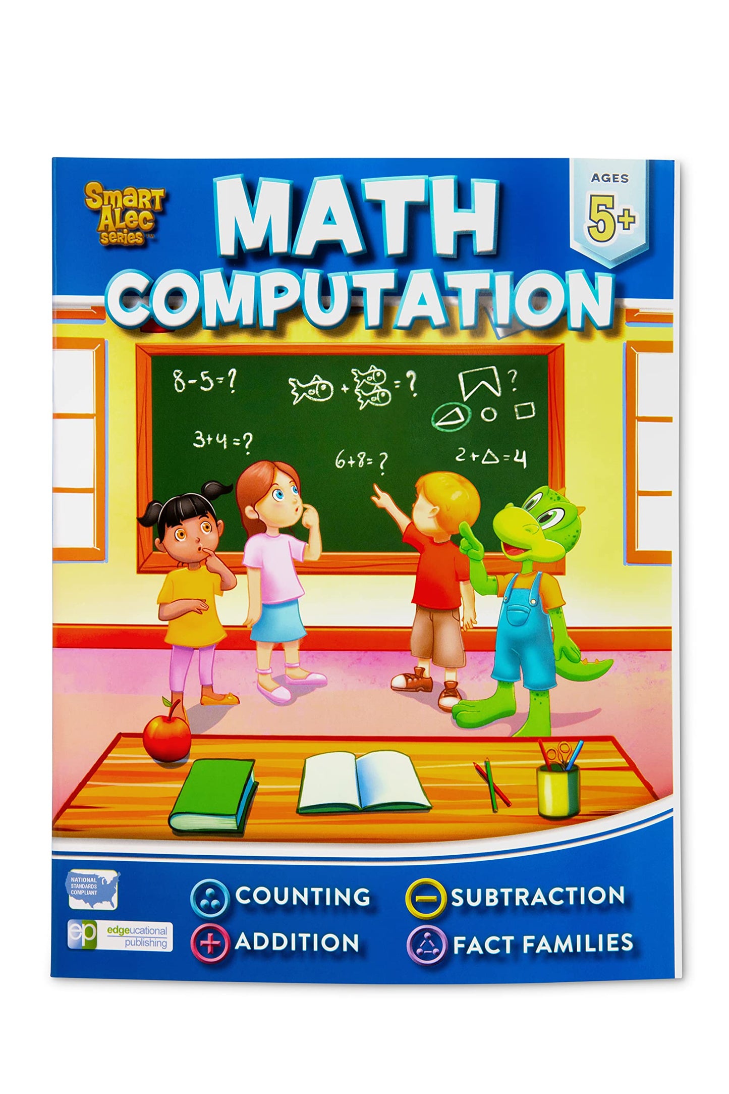 Smart Alec Math Workbook, Grade 1, 24 Count
