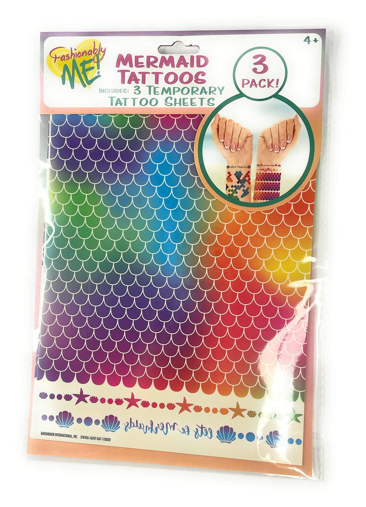 Mermaid Tattoos 3 Tattoos Sheets