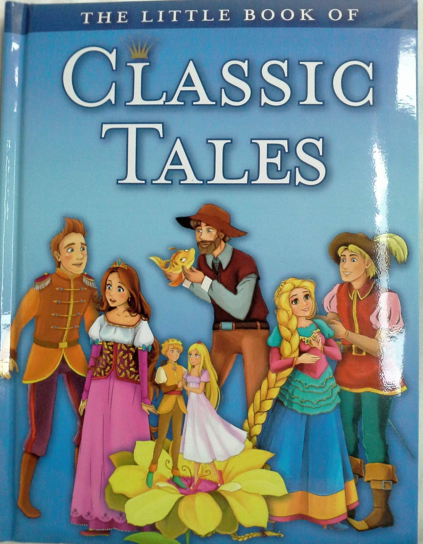 Greenbrier International The Little Book of Classic Tales Padded Hardcover Book, Multicolored