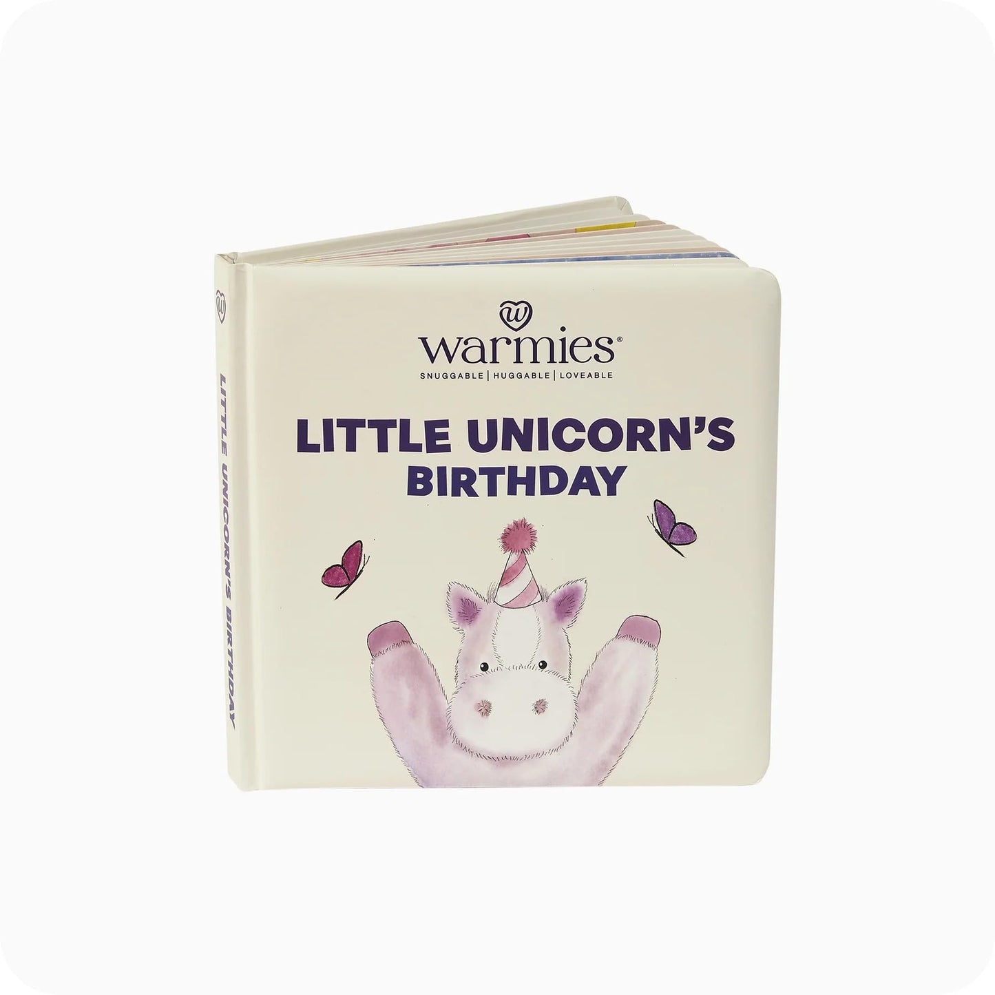 Little Unicorn's Birthday, A Warmies Board Book - Soft Padded Childrens Bedtime Story Books - Early Reader Toddler & Baby Books