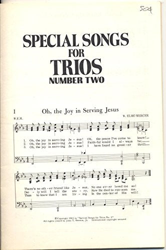 Special Songs for Trios Number Two