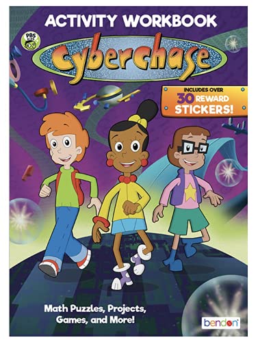 PBS Kids Cyberchase Activity Workbook for Ages 7-11 Includes Rewards Stickers