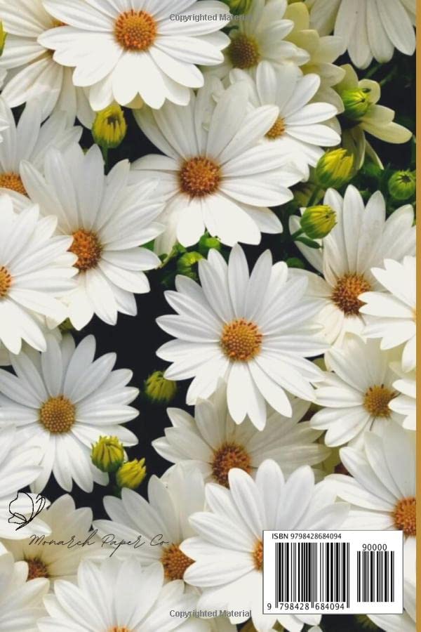 Notebook | Daisies Design | College Ruled Notebook | Writing Notes, Journaling, and Affirmations (150 Pages 6 x 9 ) | - 9361