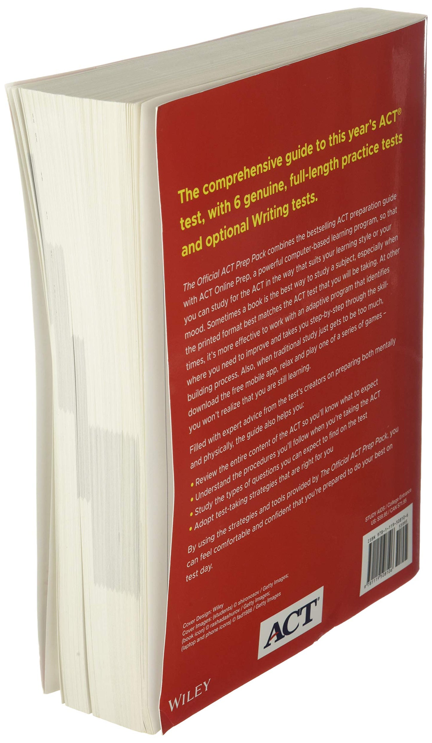 The Official ACT Prep Pack with 6 Full Practice Tests (4 in Official ACT Prep Guide + 2 Online)