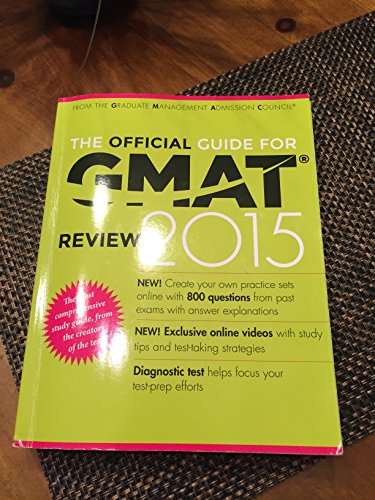 The Official Guide for GMAT Review 2015